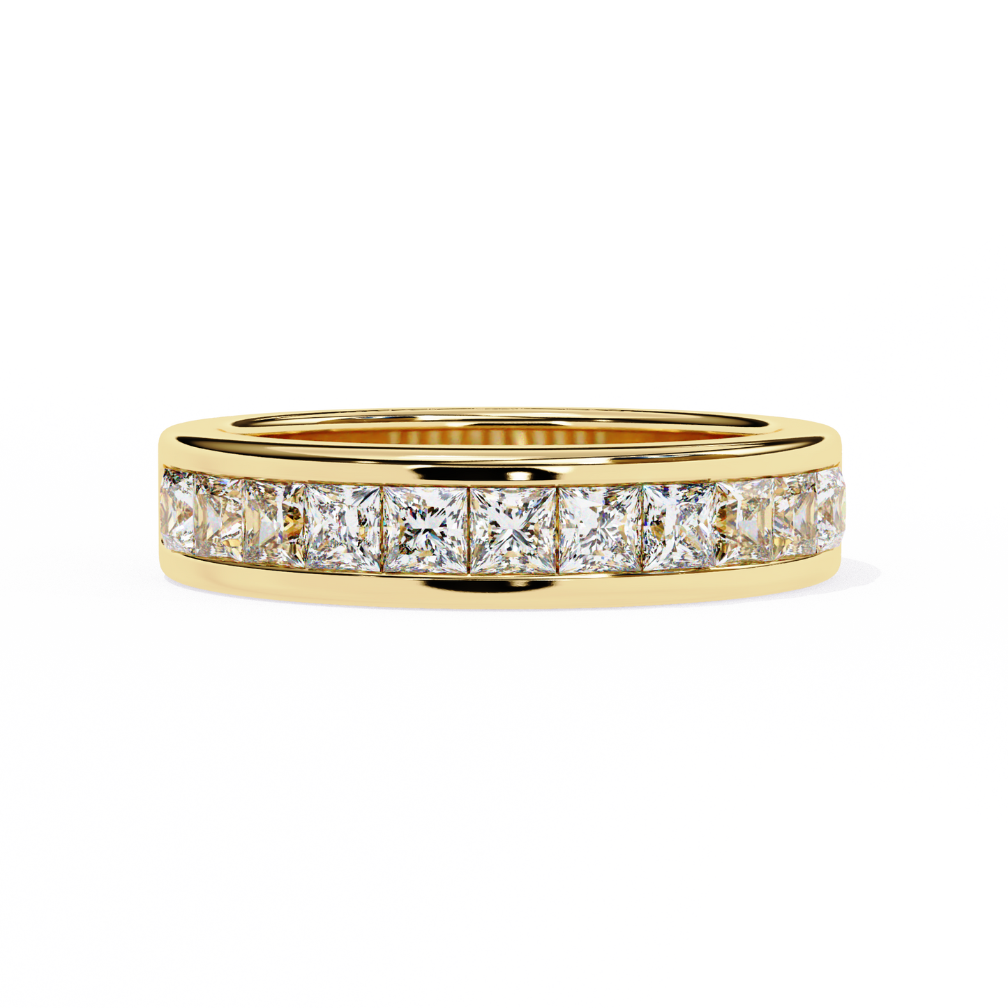 Royal Prism – Princess Cut Lab Diamond Channel Band