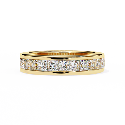Royal Prism – Princess Cut Lab Diamond Channel Band
