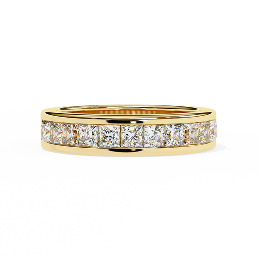 Royal Prism – Princess Cut Lab Diamond Channel Band