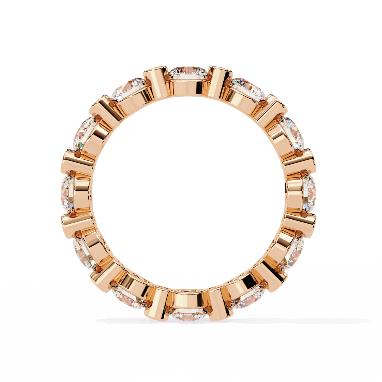 Orion Glow – Round Lab Diamond Dome Band