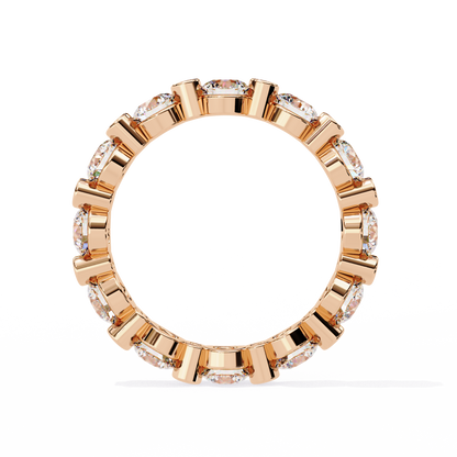 Orion Glow – Round Lab Diamond Dome Band