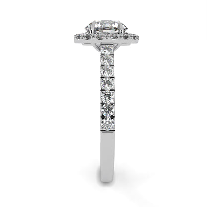 Round Rise – Lab Diamond Elevation Band in 14K Gold