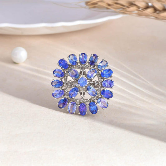 Tanzanite Celestial Wheel Ring