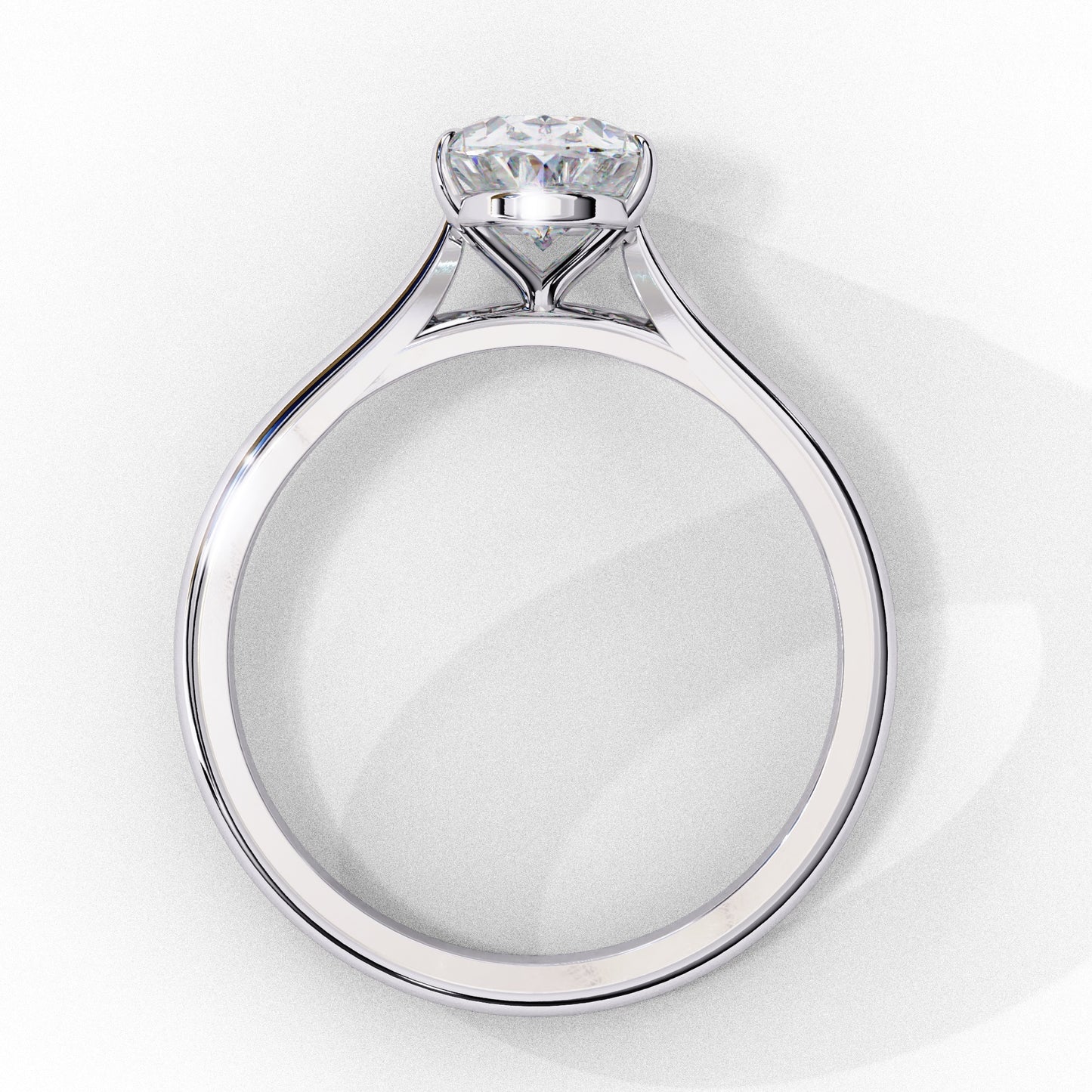 Classic Oval Solitaire Ring