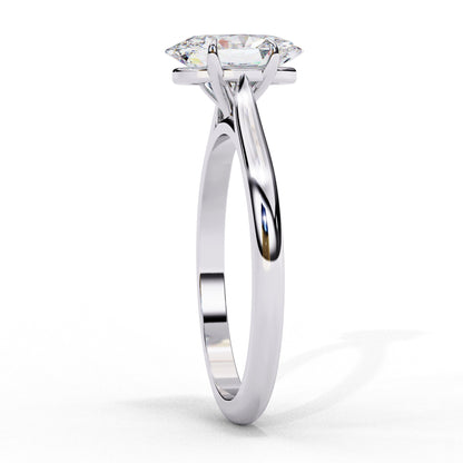 Classic Oval Solitaire Ring