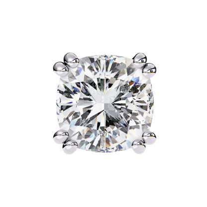 Square Cushion 2.2 cts. Studs