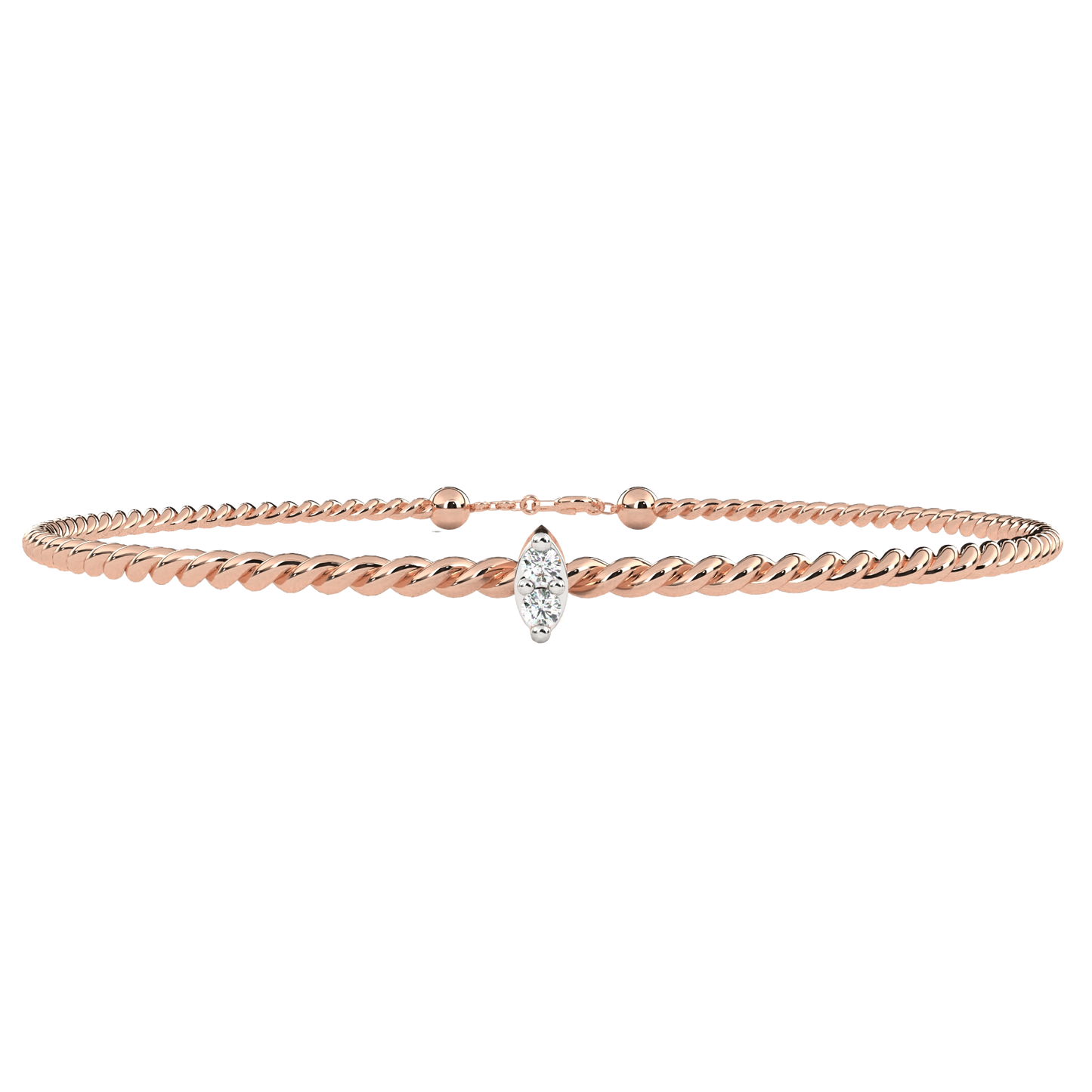 Dual Diamond Accent Bracelet