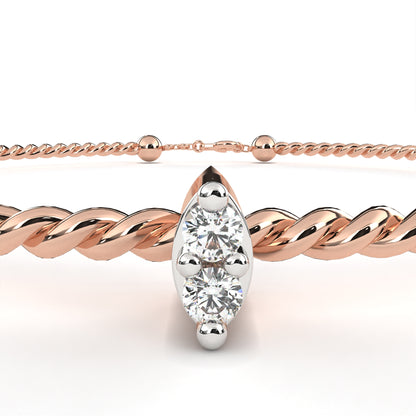 Dual Diamond Accent Bracelet