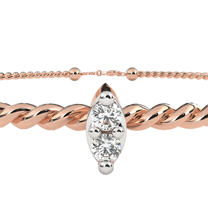 Dual Diamond Accent Bracelet