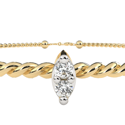 Dual Diamond Accent Bracelet