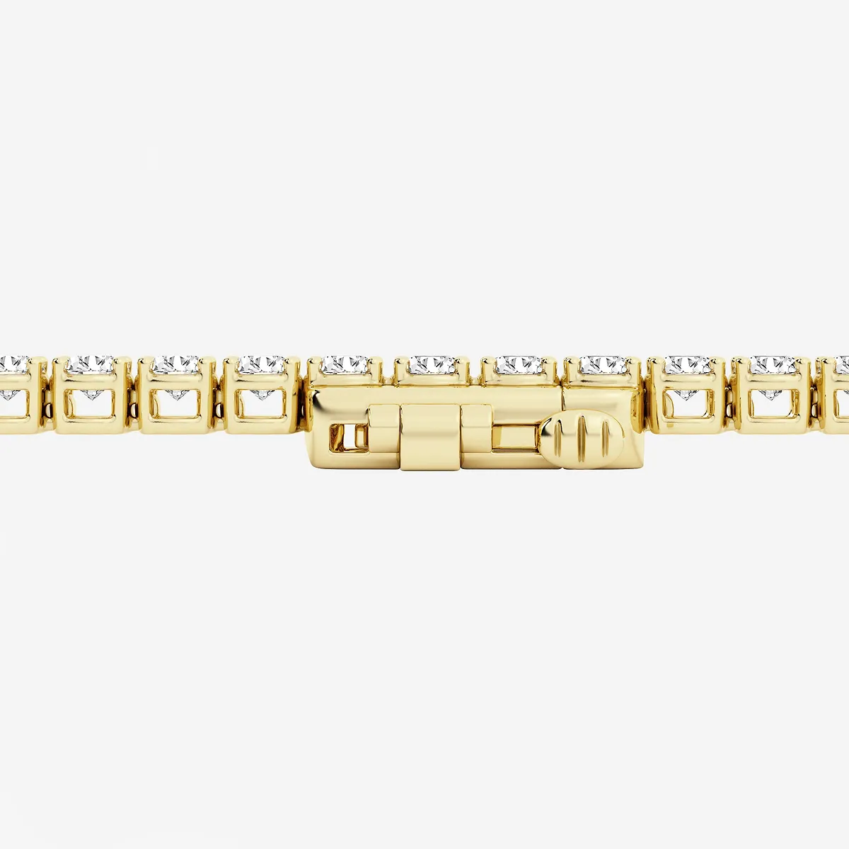Petite Radiance – Round Lab Diamond Tennis Bracelet in 14K Gold