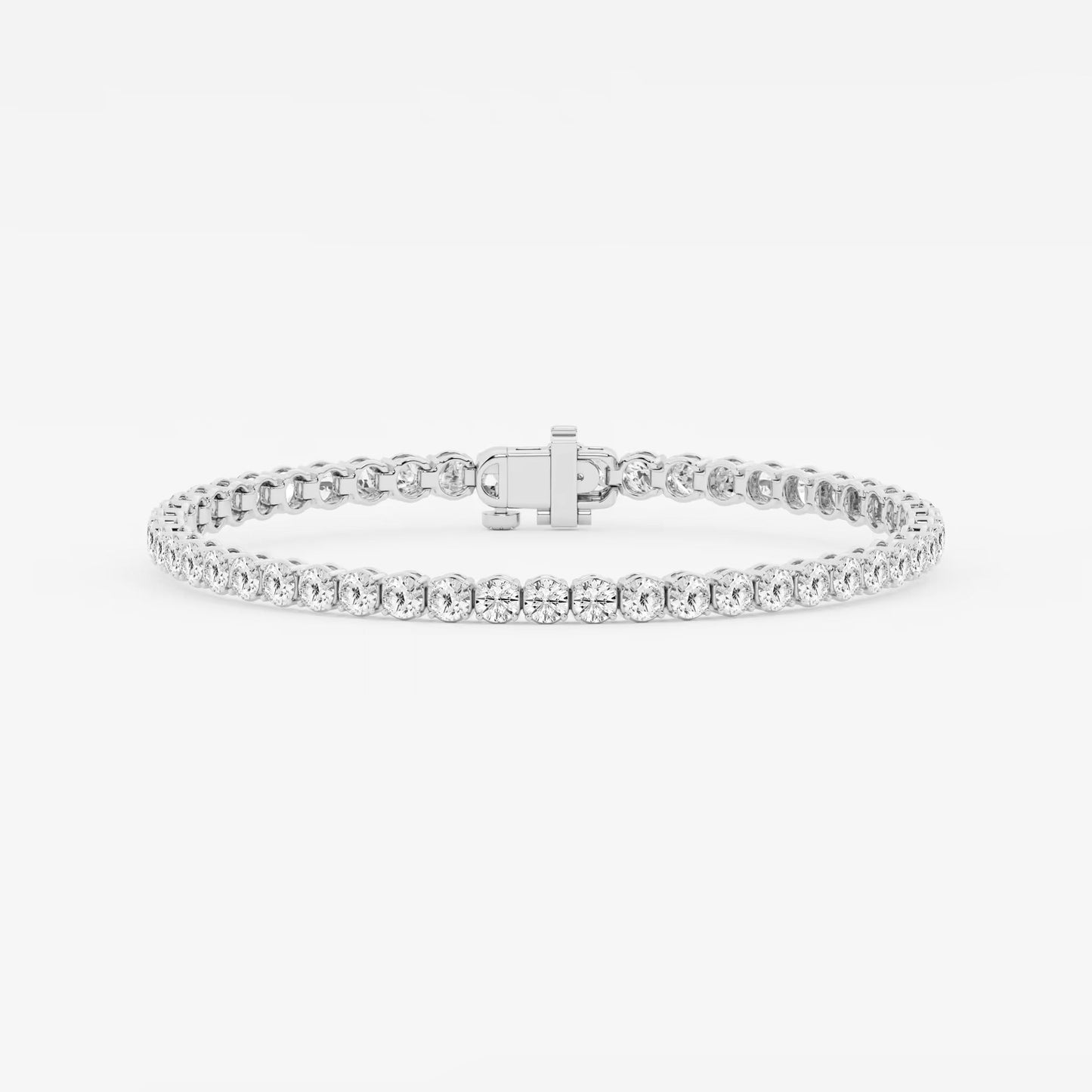 Signature Radiance – 6 CTW Round Lab Diamond Tennis Bracelet in 14K Gold