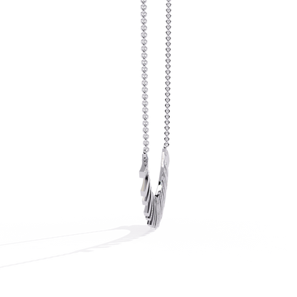 Art Deco Ray – Vertical Bar Lab Diamond Necklace in 14K Gold