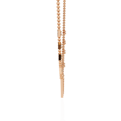 Véline V-Drop – Triangle Accent Lab Diamond Necklace in 14K Gold