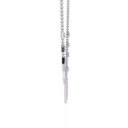 Véline V-Drop – Triangle Accent Lab Diamond Necklace in 14K Gold