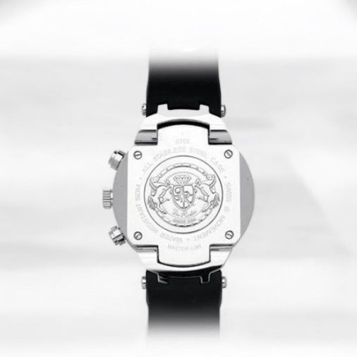 Women's Joe Rodeo Master Lady Diamond Watch | Mother of Pearl Dial | 37mm | Black Rubber | 1ct