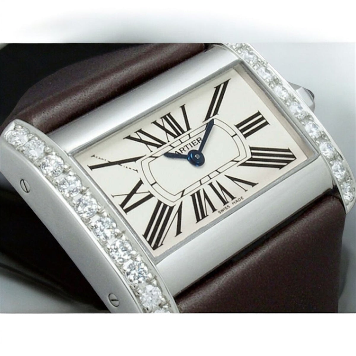 Cartier Stainless Steel Women’s Diamond Watch – 31mm