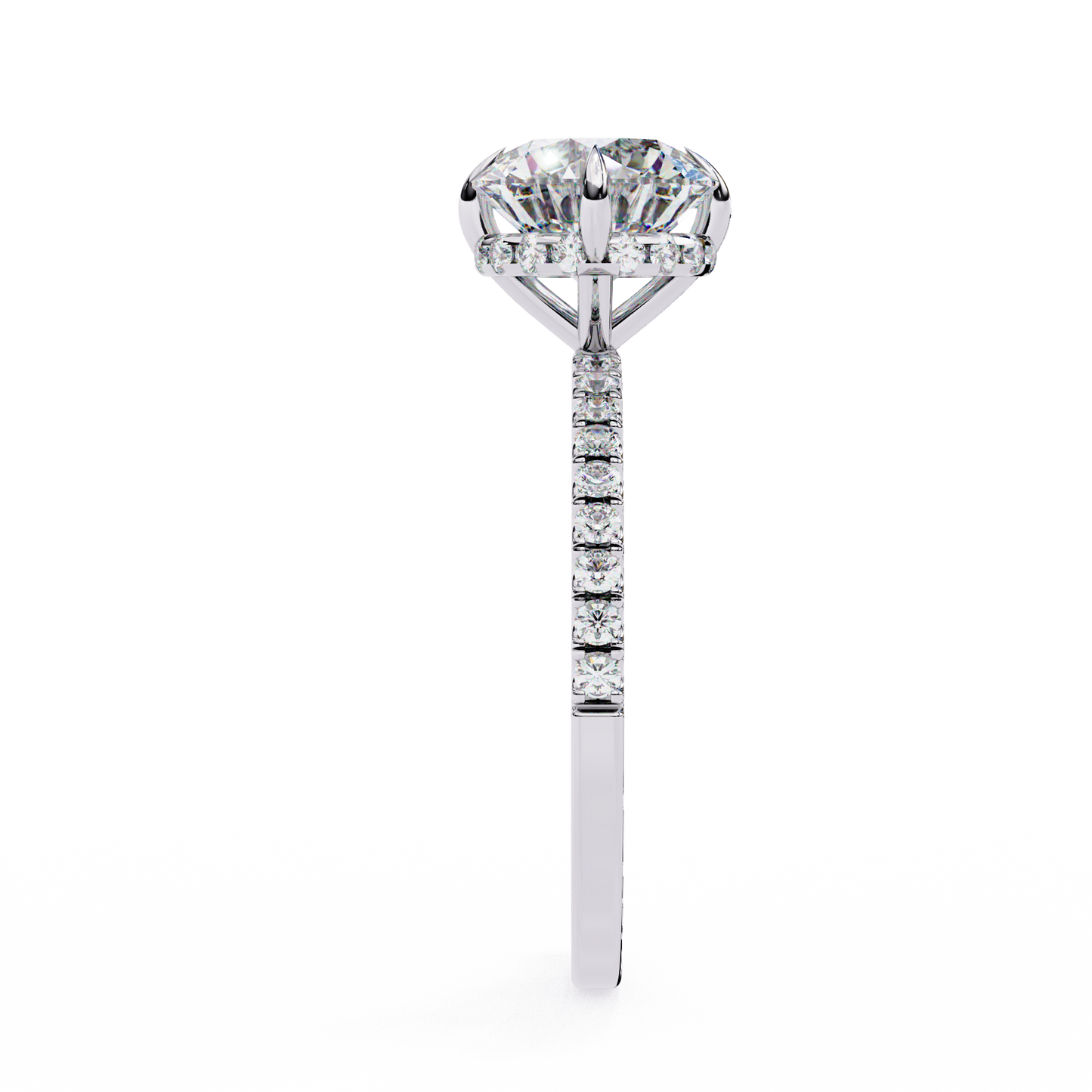 Galaxy Round Lab Diamond Full Eternity Ring