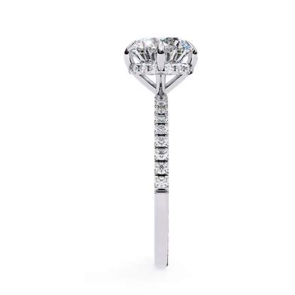 Galaxy Round Lab Diamond Full Eternity Ring