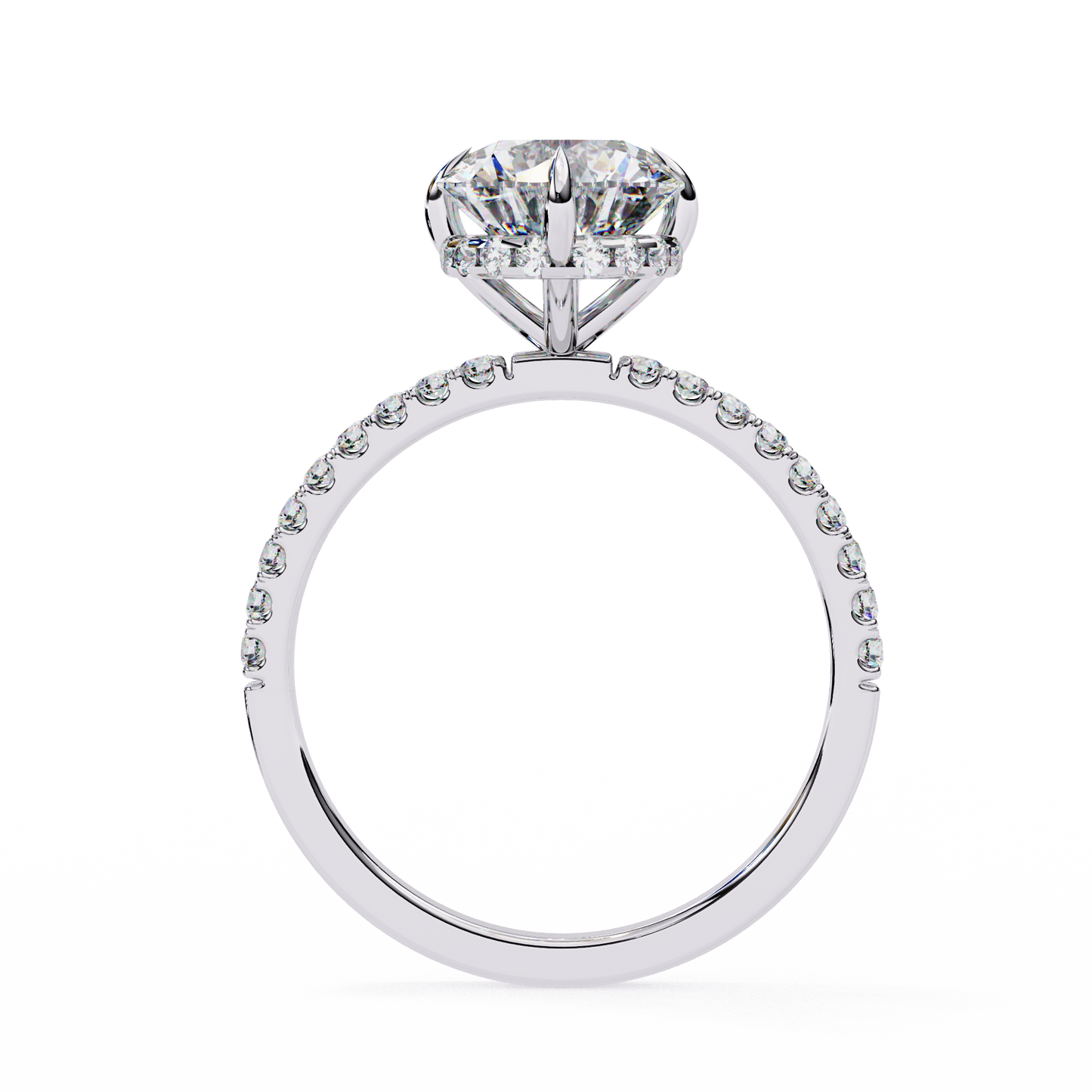 Galaxy Round Lab Diamond Full Eternity Ring