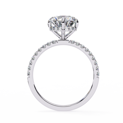 Galaxy Round Lab Diamond Full Eternity Ring