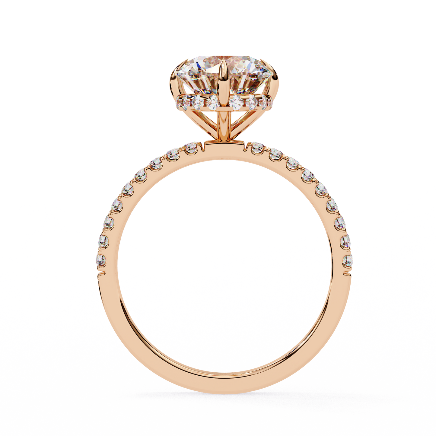 Galaxy Round Lab Diamond Full Eternity Ring