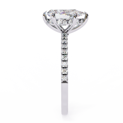 Crownrise – Pear & Round Lab Diamond Regal Ring