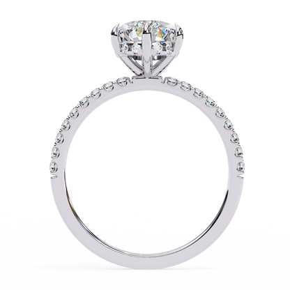 Crownrise – Pear & Round Lab Diamond Regal Ring