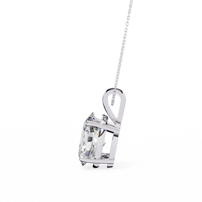 Oval Serenity – Oval Lab Diamond Minimalist Chain Pendant
