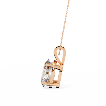 Oval Serenity – Oval Lab Diamond Minimalist Chain Pendant