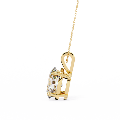 Oval Serenity – Oval Lab Diamond Minimalist Chain Pendant