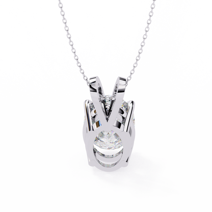 Oval Serenity – Oval Lab Diamond Minimalist Chain Pendant