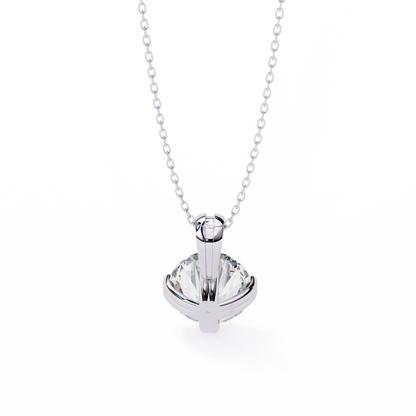 Crownlight Round – Lab Diamond Chain Pendant