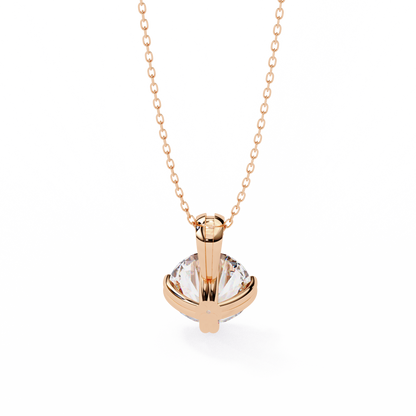 Crownlight Round – Lab Diamond Chain Pendant