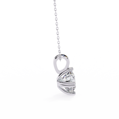 Crownlight Round – Lab Diamond Chain Pendant