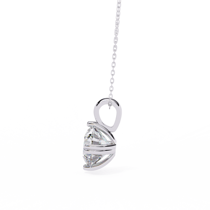Crownlight Round – Lab Diamond Chain Pendant