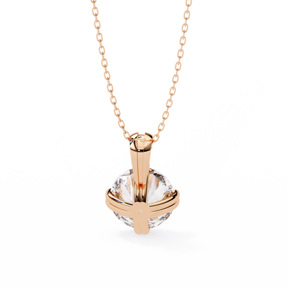 Crownlight Round – Lab Diamond Chain Pendant