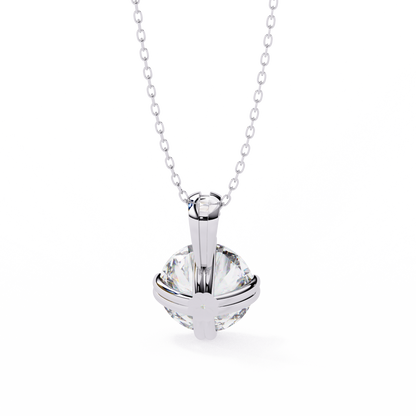 Crownlight Round – Lab Diamond Chain Pendant