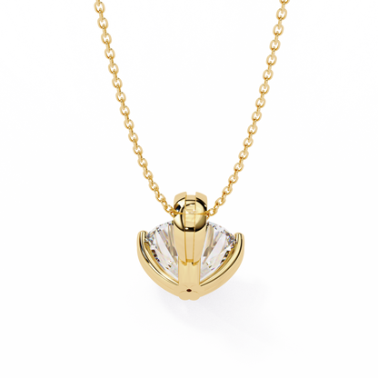 Crownlight Round – Lab Diamond Chain Pendant