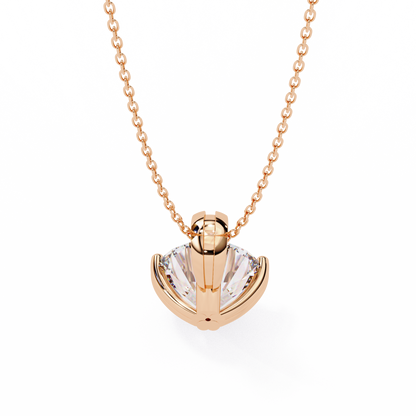Crownlight Round – Lab Diamond Chain Pendant