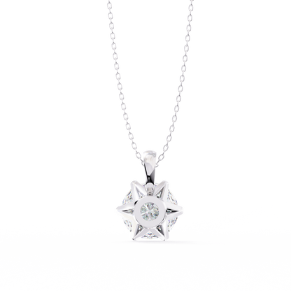 Luxe Core – Round Lab Diamond Solitaire Chain Pendant