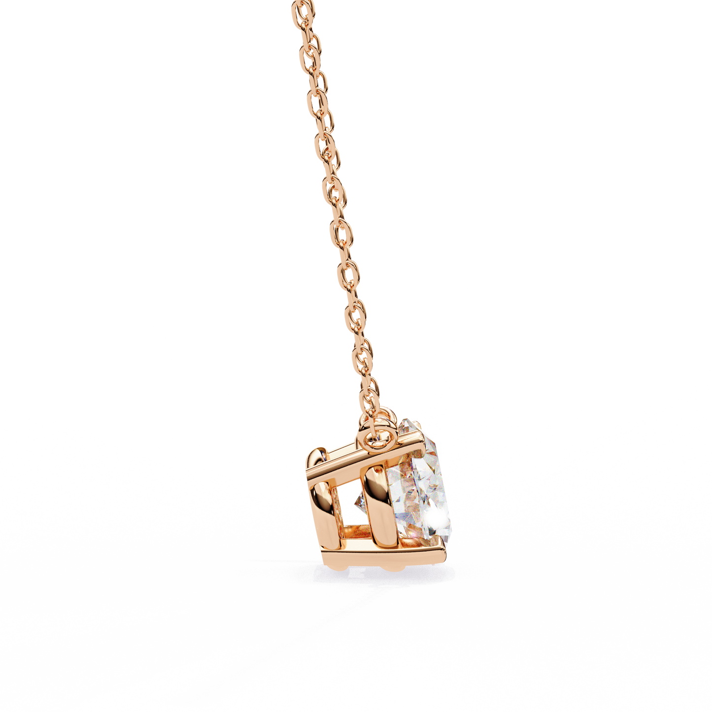 Oval Grace – Oval Cut Lab Diamond Solo Necklace