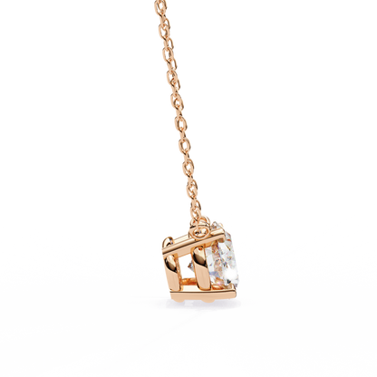 Oval Grace – Oval Cut Lab Diamond Solo Necklace