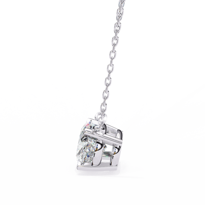 Oval Grace – Oval Cut Lab Diamond Solo Necklace