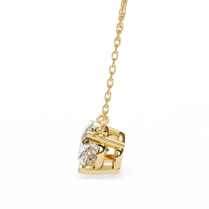 Oval Grace – Oval Cut Lab Diamond Solo Necklace