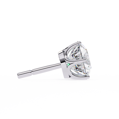 Nova Beam – Round Lab Diamond Radiant Stud Earrings