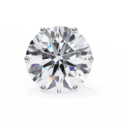 Nova Beam – Round Lab Diamond Radiant Stud Earrings