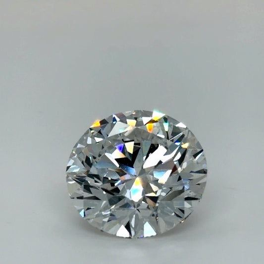 10.62 Carat Round Cut Lab Grown Diamond – E VS2, Ideal Cut | IGI
