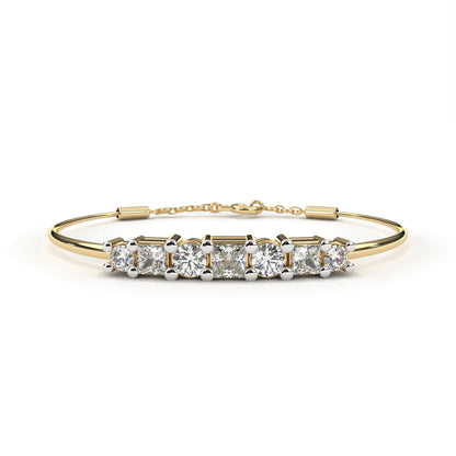Dual Charm Diamond Bracelet