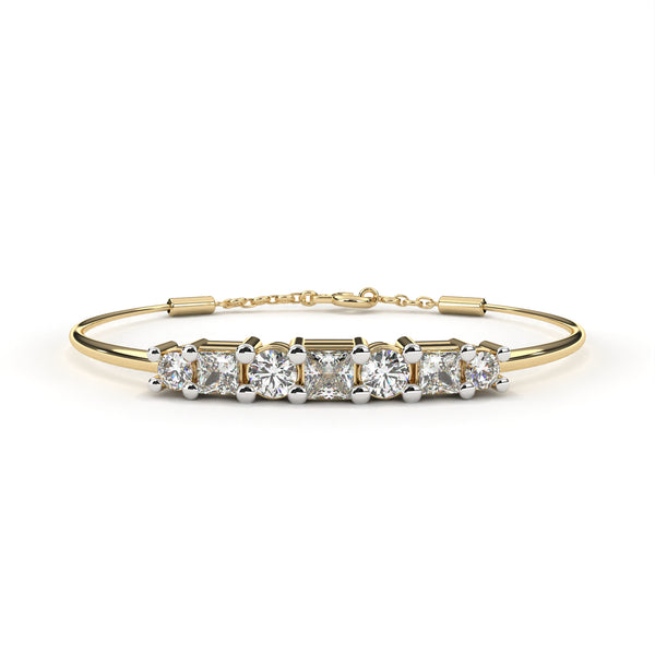 Dual Charm Diamond Bracelet